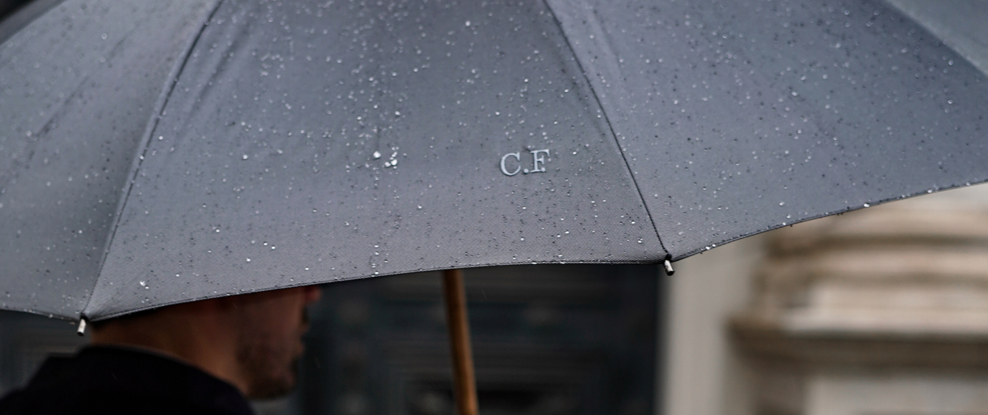 Beispiel Stickerei Schirmdach